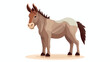 Donkey icon vector image on a white background 2d f
