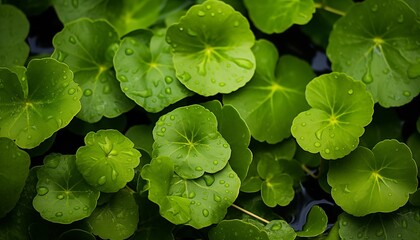 Wall Mural - green clover leaves