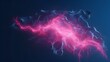 Vibrant Blue and Pink Electric Synapse Plasma Sparks - Futuristic Dynamic Electricity Design