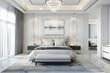 Opulence Meets Minimalism – Modernistic Master Bedroom Design