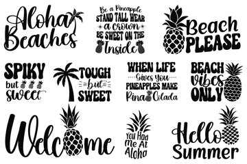 Sticker - Summer T-shirt And SVG Design Bundle, Summer SVG Quotes Design t shirt Bundle, Vector EPS Editable Files , can you download this Design Bundle