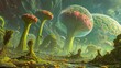 Alien planet where the flora closely resembles Earth vegetables