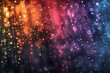 Bright flashes of color raining down from above ,close-up,ultra HD,digital photography