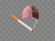 World No Tobacco Day Vector Concept Stop Smoking.