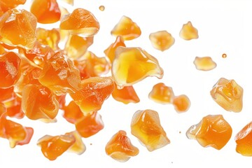 Aufkleber - Close up of fresh oranges on a white background. Perfect for food and health-related designs