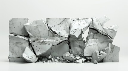 Poster - A striking black and white photo of a unique rock formation. Perfect for geology or nature-related projects