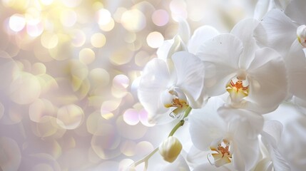 Wall Mural - Many white blooms in vase