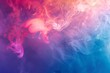 luminous gradient nebula, cosmic hues, swirling and ethereal