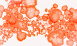 orange watercolor paint   abstract background
