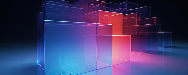Poster - digital background for tech, ai, data, audio, graphics, and more