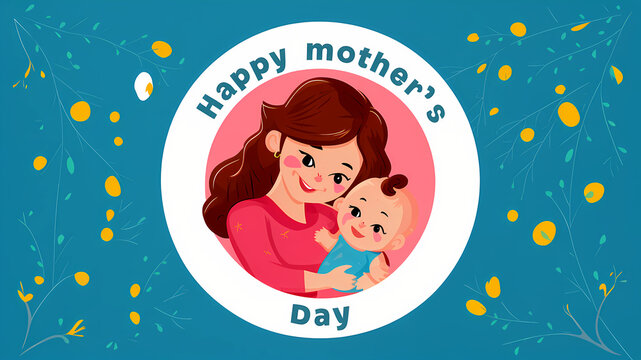 Happy Mother's Day - The Best Happy Mother's Day Card Banner Design
