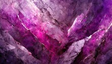 Abstract Fractal Colorful Pink Purple Lilac Rose Ruby Marbled Stone Wall Concete Cement Grunge Image Paint Background Bg Texture Wallpaper Art Frame Sample Illustration Board