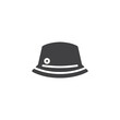 Panama hat vector icon