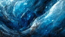Sapphire Blue Background With Marbled Texture