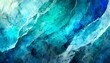 abstract fractal colorful blue aquamarine cerulean mint azure marbled stone wall concete cement grunge image paint background bg texture wallpaper art frame sample illustration board