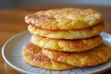 Wall Mural - Low Carb Cloud Bread, Delicious and Fluffy Oopsie Bread for Keto and Paleo Diet, High Fat and Low Carb for Weight Loss and Healthy Eating