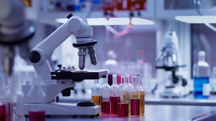Poster - industrial robotics in action: automated lab equipment at work