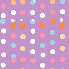 Poster - Polka Dots Seamless Patterns