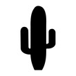 Cactus desert arid icon. Vector illustration