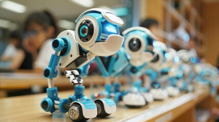Poster - Educational Robots on Display in a Classroom