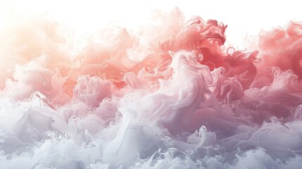 Aufkleber - The fog or smoke color is isolated transparently. White modern cloudiness, misty background. Illustration.