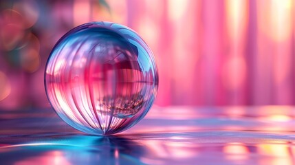 Aufkleber - In this glass-morphism style, an abstract shape is reflected on the background. A liquid effect is created on the card or frame.