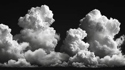 Wall Mural - Modern clouds and smoke on an isolated transparent background. Cloud, smoke, fog, png.