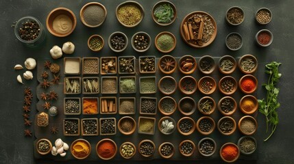 Sticker - Spices and herbs. Generative AI