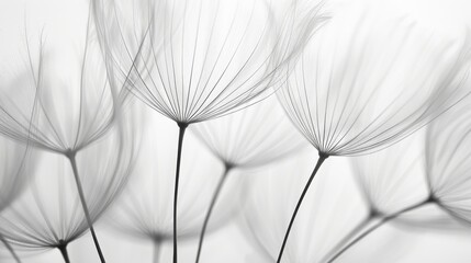 Poster - Abstract dandelion flower background, close-up with soft focus