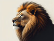Löwen Kopf im Profil