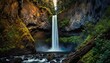 fairy falls along columbia gorge oregon