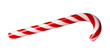 © PhotoFolio Finds - Mint hard candy cane striped in Christmas colours isolated on a white background. Closeup.