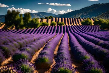 Wall Mural - lavender field in region