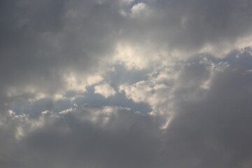 blue sky with clouds