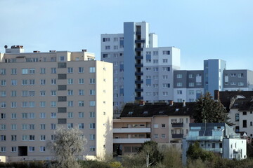 Sticker - Wohnblocks in Frankfurt