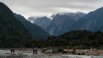 Scenic view of a beautiful landscape with valleys and mountains found in the countryside