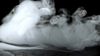 Poster - Super slow motion thick smoke. High quality FullHD footage