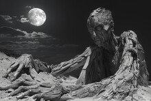 Sculptures That Come To Life Under The Full Moon, Retelling Their Creation Story To Awe-inspired Onl