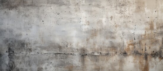 Poster - Concrete wall showing small midline crack