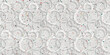 Colourful mosaic pattern with a white 3D marbled background consisting of circle and shadow patterns, Creative Moroccan wall tile design, seamless geometric design