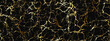 Gold Pattern natural of black marble texture background