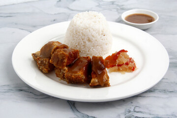 Wall Mural - Freshly cooked Filipino food called Lechon Kawali