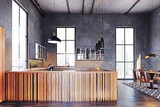 Fototapeta Przestrzenne - modern kitchen interior