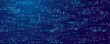 © ec0de - Abstract Numbers Matrix Background. Binary Computer Machine Code. Coding Programming Hacker Concept. Computer Science or Network Security Education Vector Background Illustration.