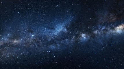 Beautiful night sky background with stars and Milky way