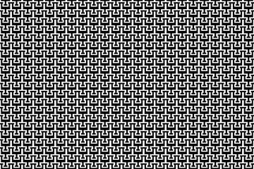 Poster - Abstract black and white textured background pattern.