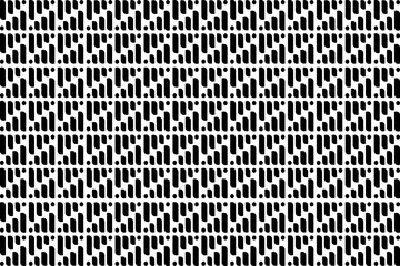 Poster - Abstract black and white textured background pattern.