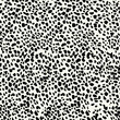 Vector seamless pattern. Abstract spotty texture. Natural monochrome design. Creative background with rounded spots. Decorative organic swatch.	