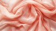 linen fabric background, linen texture, color of the year PANTONE 13-1023 Peach Fuzz