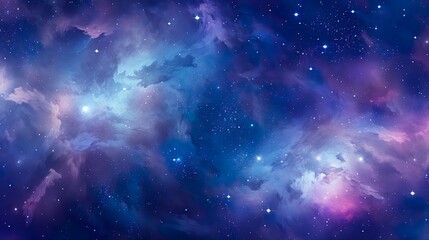 Wall Mural - High-resolution image of a vibrant, colorful nebula in space, giving a sense of the vastness and beauty of the cosmos